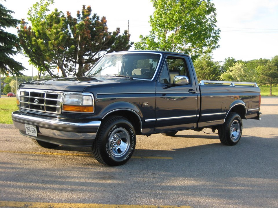 Ford F-Series usado como exemplo de veículo com transmissão 4R70W